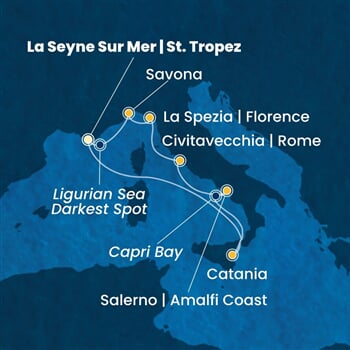 Trasa plavby CFS-YNE07A25