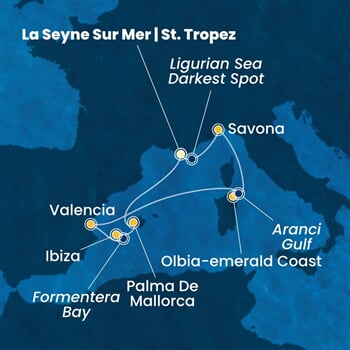 Trasa plavby CFS-YNE07A28