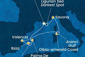 Costa Fascinosa - Itálie, Španělsko