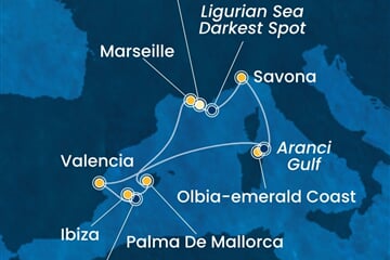 Costa Fascinosa - Itálie, Španělsko, Francie