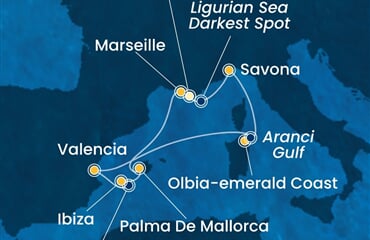 Costa Fascinosa - Itálie, Španělsko, Francie