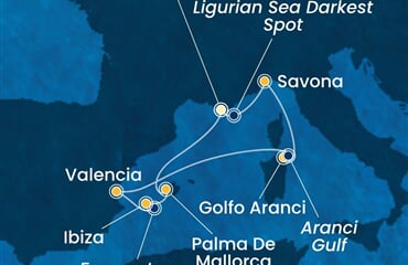 Costa Fascinosa - Itálie, Španělsko