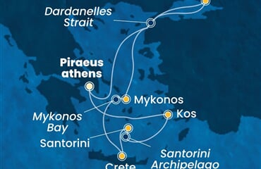 Costa Pacifica - Řecko, Turecko (z Pirea)