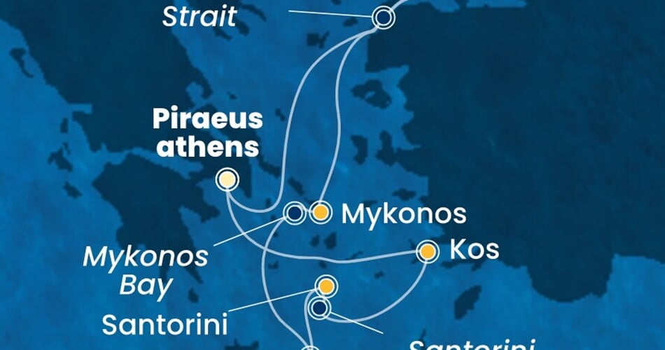 Trasa plavby CPA-ATH07A2E