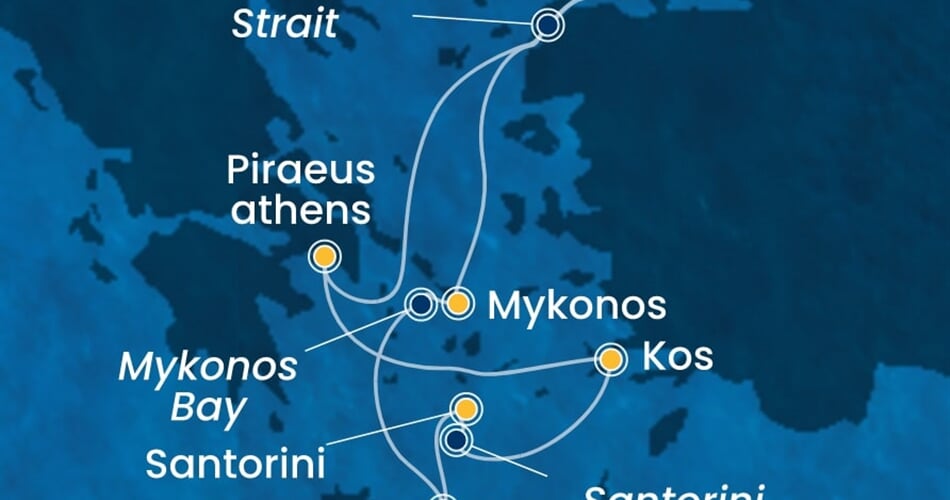 Trasa plavby CPA-IST07A23