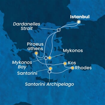 Trasa plavby CPA-IST07A24