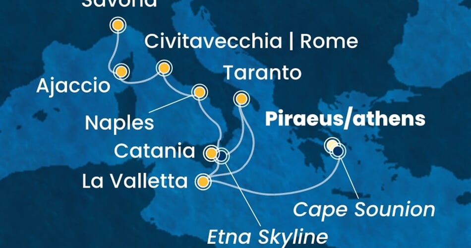 Trasa plavby CSE-ATH11A0K