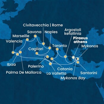 Trasa plavby CSE-ATH20A02