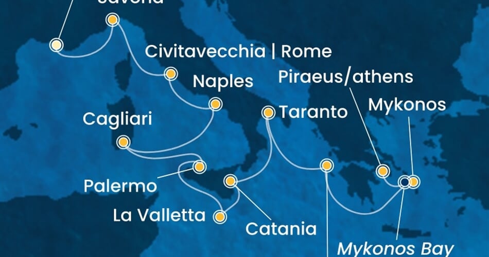 Trasa plavby CSE-MRS11A0Z