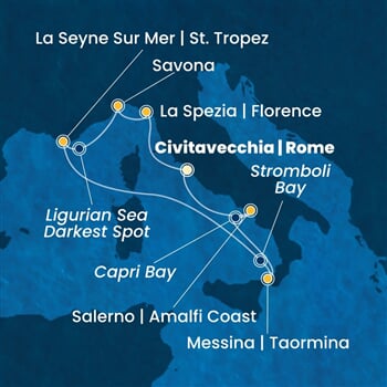 Trasa plavby CFS-CIV07AAL