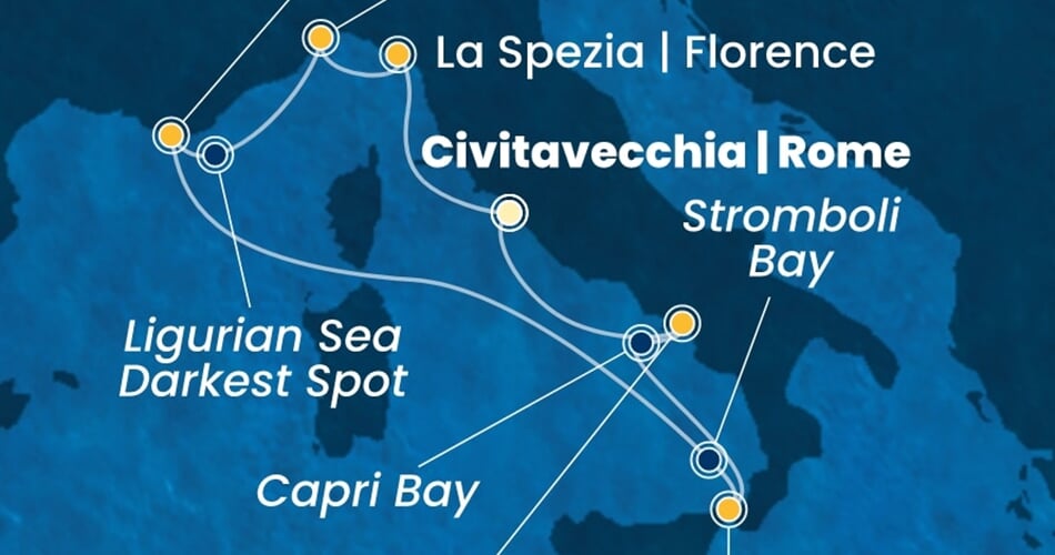 Trasa plavby CFS-CIV07AAL