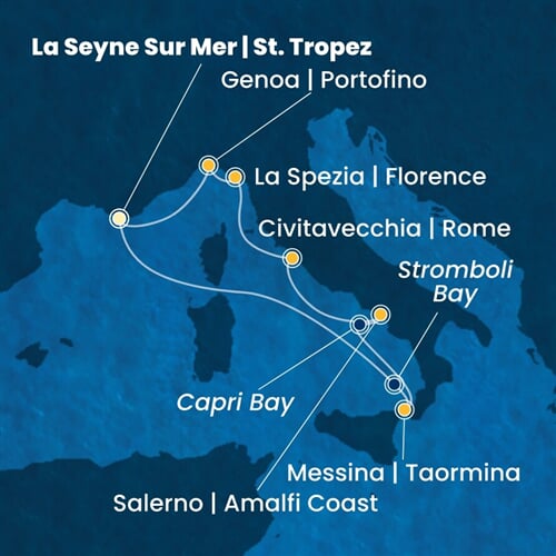 Trasa plavby CFS-YNE07A23