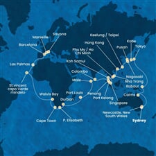Costa Deliziosa - Austrálie, Japonsko, Jižní Korea, Čína, Vietnam, ... (ze Sydney)