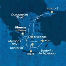 Costa Pacifica - Řecko, Turecko (z Pirea)