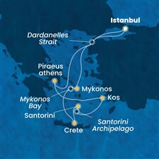 Costa Pacifica - Turecko, Řecko (Istanbul)