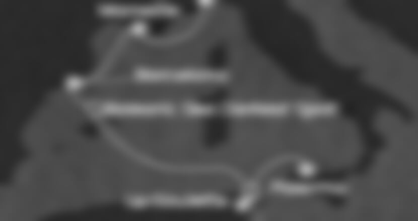 Costa Smeralda - Itálie, Francie, Španělsko, Tunisko (ze Savony)