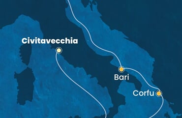 Costa Deliziosa - Řecko, Itálie