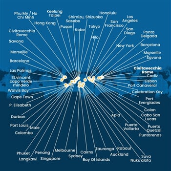Trasa plavby CDE-CIVE0A06