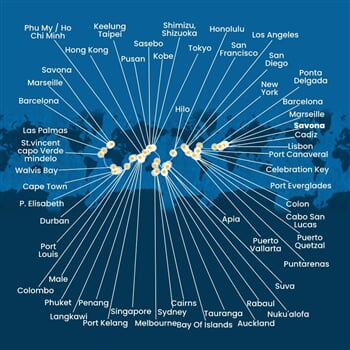 Trasa plavby CDE-SVND8A06