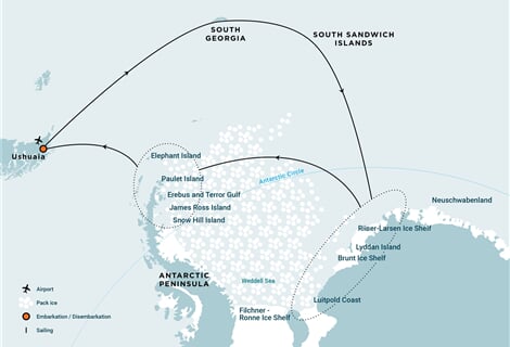 Remote Weddell Sea Explorer - incl. helicopters (m/v Ortelius)