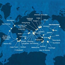 Costa Deliziosa - USA, Fidži, Tonga, Nový Zéland, Austrálie, ...