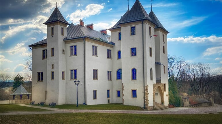 Polsko - zámek v Grodziec Śląski