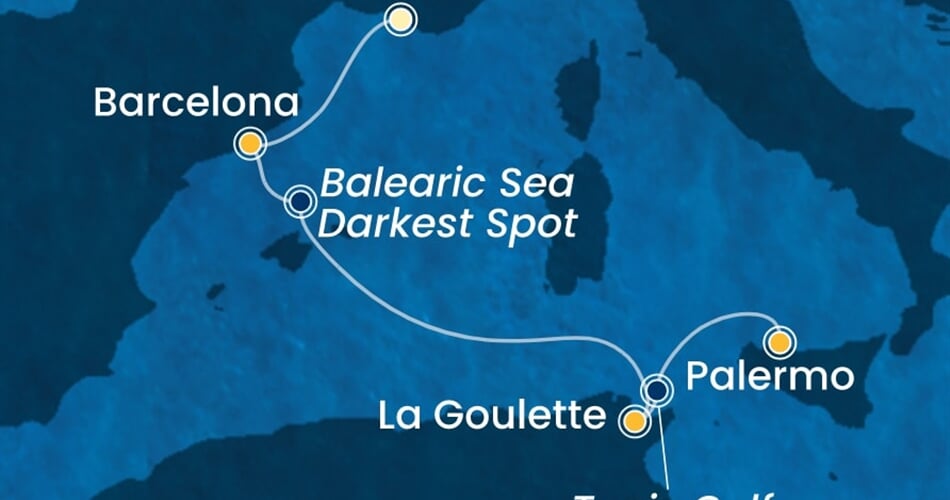 Trasa plavby CSM-MRS04A42