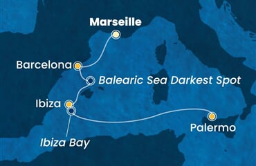 Costa Smeralda - Francie, Španělsko, Itálie (z Marseille)