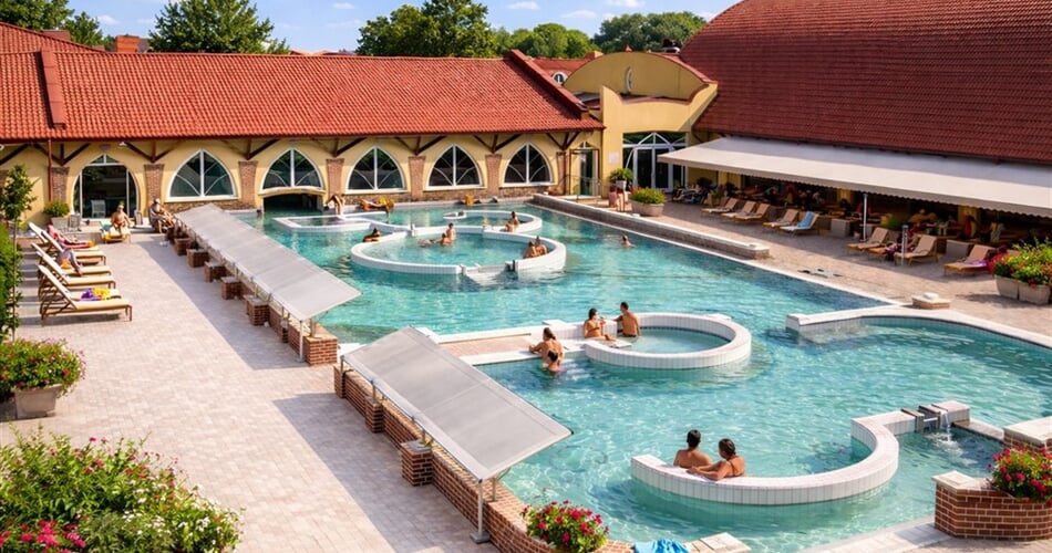 Slovensko - termální koupaliště Velký Meder