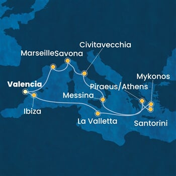 Trasa plavby CSE-VLC13A01