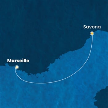 Trasa plavby CFA-MRS01A3M