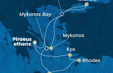 Costa Pacifica - Řecko, Turecko (z Pirea)