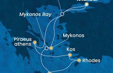 Costa Pacifica - Turecko, Řecko (Istanbul)