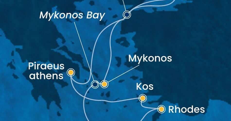 Trasa plavby CPA-IST07A27