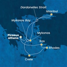 Costa Pacifica - Řecko, Turecko (z Pirea)