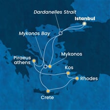 Costa Pacifica - Turecko, Řecko (Istanbul)