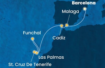 Costa Smeralda - Španělsko, Portugalsko (z Barcelony)
