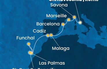 Costa Smeralda - Itálie, Francie, Španělsko, Portugalsko