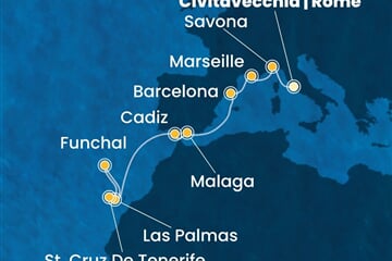 Costa Smeralda - Itálie, Francie, Španělsko, Portugalsko