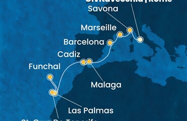 Costa Smeralda - Itálie, Francie, Španělsko, Portugalsko