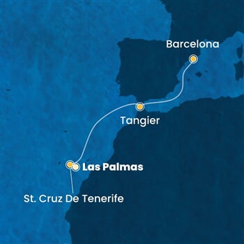 Trasa plavby CSM-LPA05A03