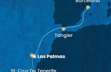 Costa Smeralda - Španělsko, Maroko (Gran Canaria)