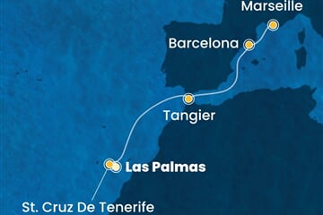 Costa Smeralda - Španělsko, Maroko, Francie (Gran Canaria)