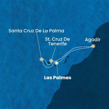 Trasa plavby CSM-LPA07A1Q