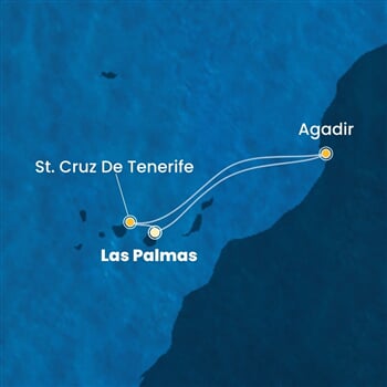 Trasa plavby CSM-LPA07A1S