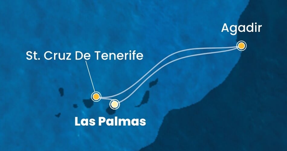 Trasa plavby CSM-LPA07A1S