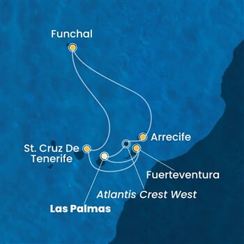 Trasa plavby CSM-LPA07A1T