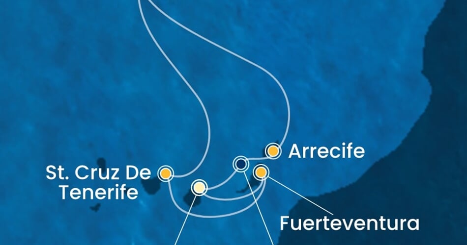 Trasa plavby CSM-LPA07A1T