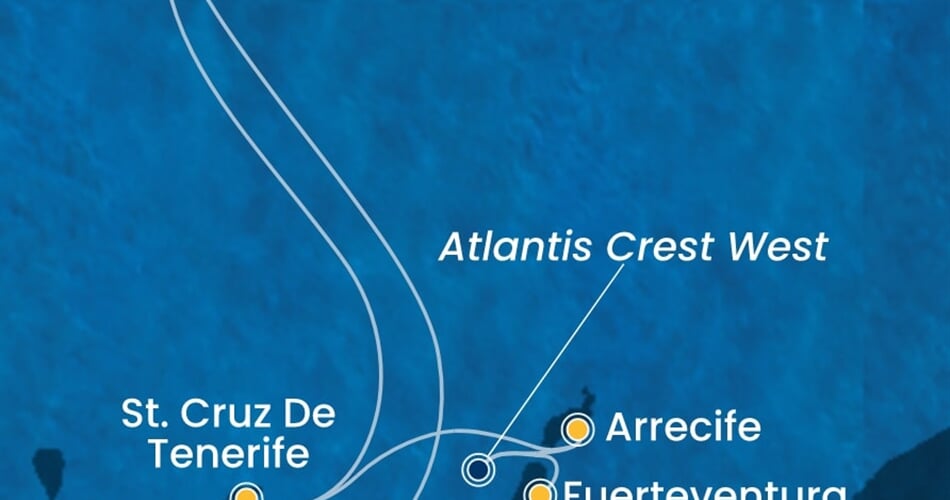 Trasa plavby CSM-LPA07A1V