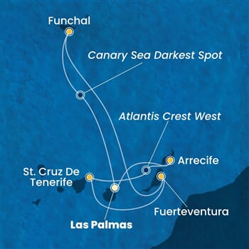 Trasa plavby CSM-LPA07A1W